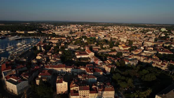 Beautiful Medieval City From the Air alt