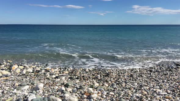 Stones at Velika beach  alt