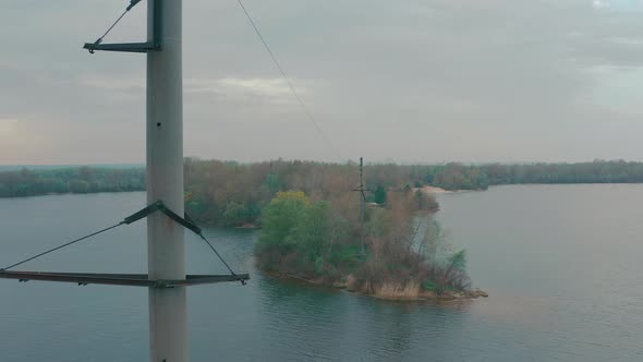 Electrical Network Along the River Between the Peninsulas alt