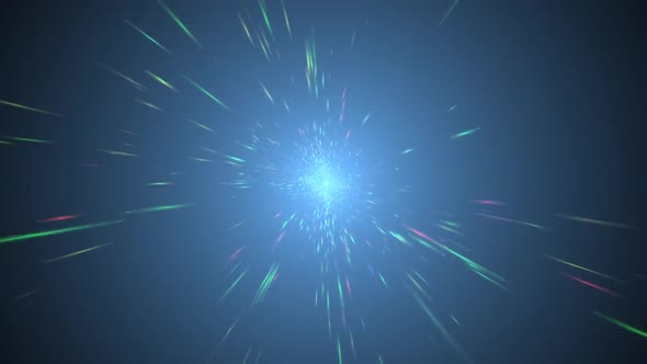 Hyper Space Travel Motion Background