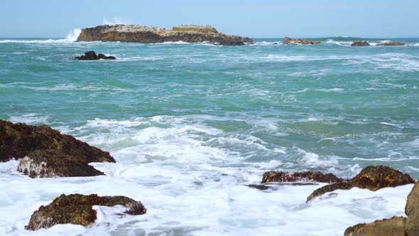Pescadero state beach and cliffs number nine alt