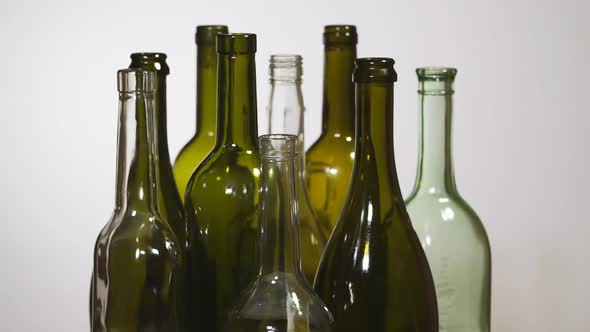 Empty Wine Bottles