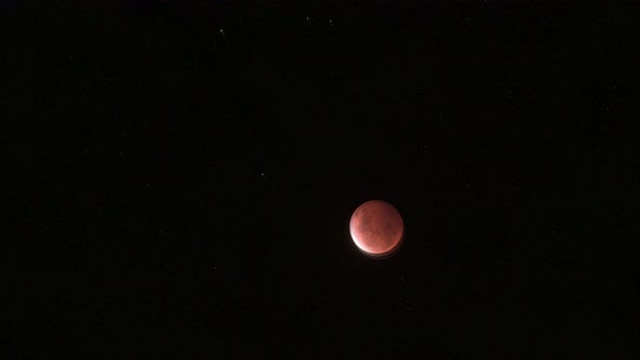 Blood Moon Eclipse 4K Timelapse