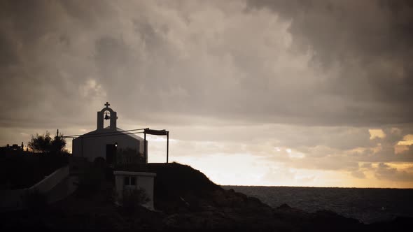 Chapel in Agios Fokas Greece alt