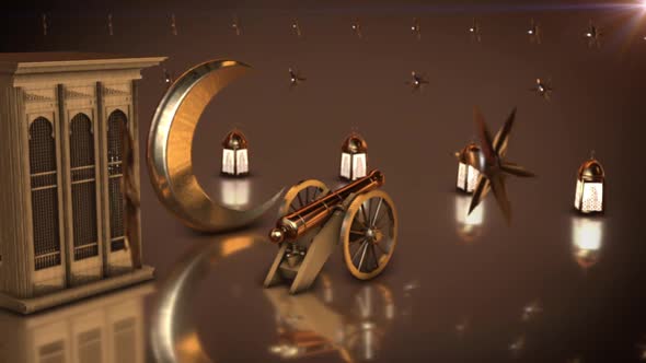 Gold Ramadan Background