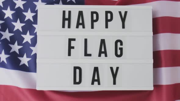 Slow Motion Waving American Flag Background alt