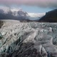 Approaching to a Massive Glacier Drone View - VideoHive Item for Sale