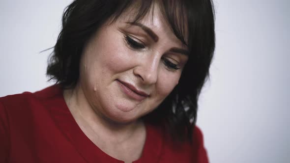 Woman Therapist in Uniform Does Massage to Patient in Clinic alt