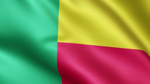 Flag of Benin | UHD | 60fps alt