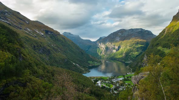 Autumn Video from Geiranger Fjord