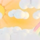 Sun with a Rainbow Cartoon Background - VideoHive Item for Sale