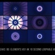 Circle Light Streaks BG Elements Blue V01 - VideoHive Item for Sale