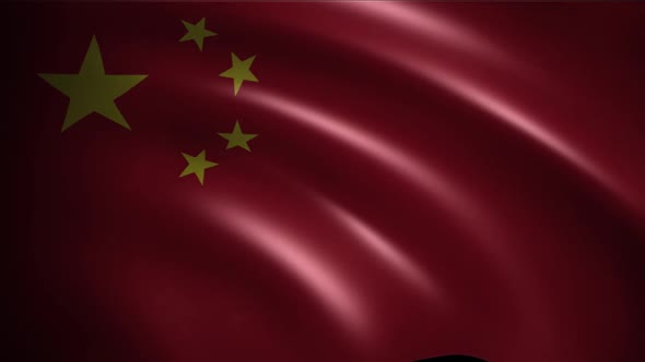 China Waving Flag