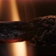 Burning Match on Black Background in Macro - VideoHive Item for Sale