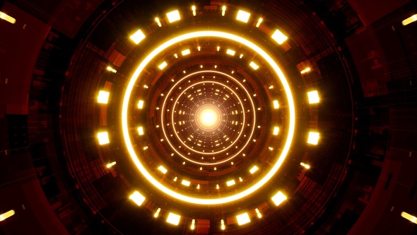 Yellow Light Red Cyber Portal alt