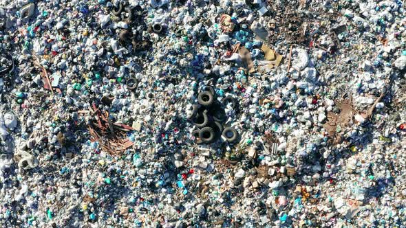 Aerial View of a City Dump
