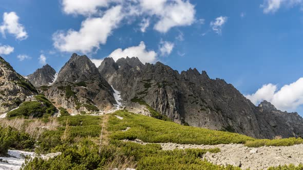 Clouds over Rocky Mountains alt