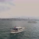 Boat Sailing Bosphorus Aerial View - VideoHive Item for Sale
