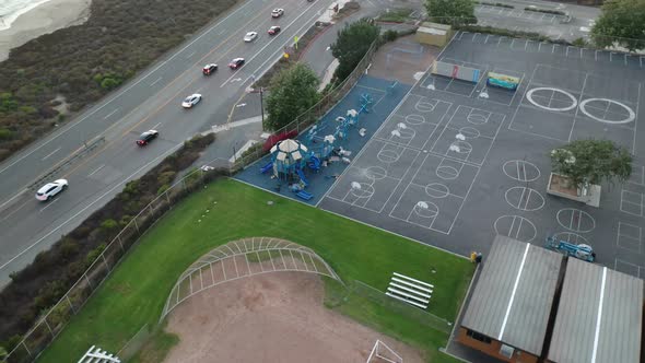 Circling An Empty School