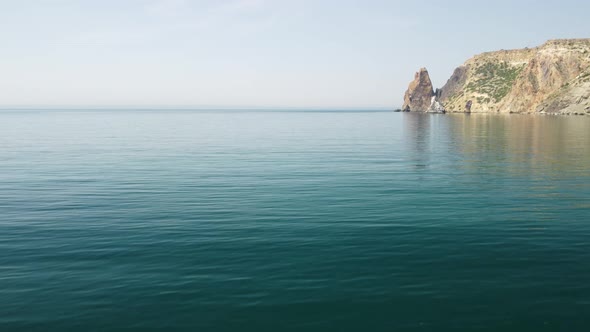 Abstract Aerial Sea Summer Ocean Sunset Nature Background alt