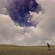 4K Boy Plane and Clouds Surrealist Scene - VideoHive Item for Sale