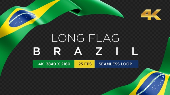 Long Flag Brazil alt