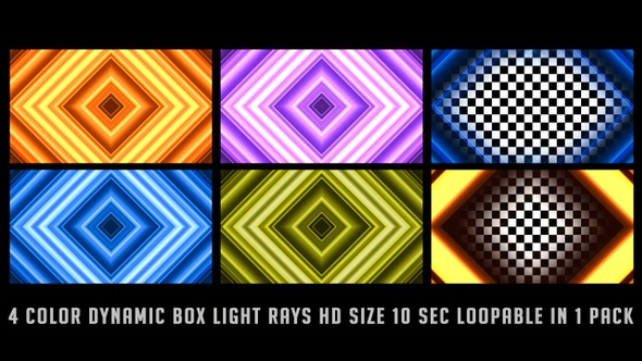 Dynamic Box Light Rays V02