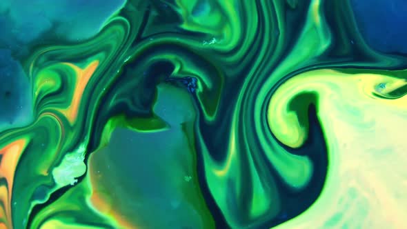 Abstract Bubbling Arty Pattern Liquid Paint Texture alt