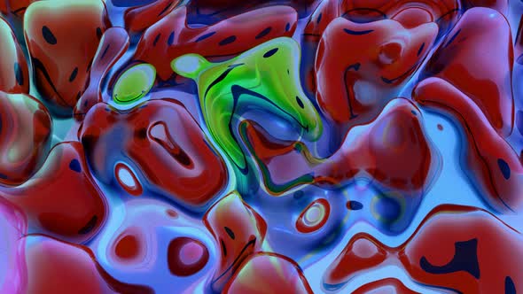 Red Blue Color Oil Liquid Animated Background alt