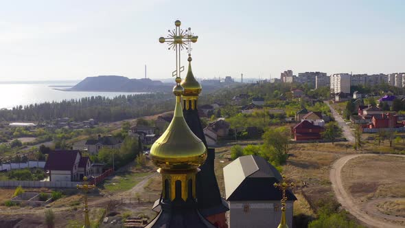 Church of the Archangel Michael with Sea Views - Aerial View