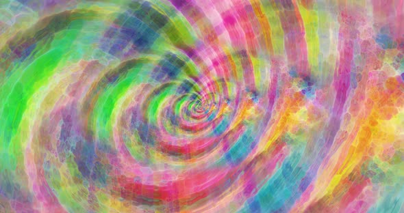 Abstract gradient tunnel background.Holographic background animation.