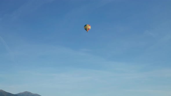 Hot Air Ballon Blu Sky