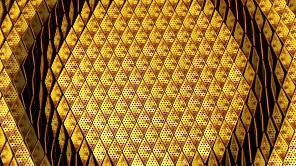 Wave Golden Rhombuses