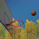 Player Successfully Throws Ball Into Hoop - VideoHive Item for Sale