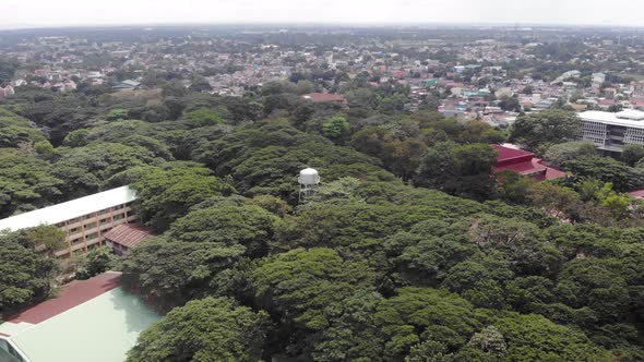 Aerial view of Suburb in the Philippines
