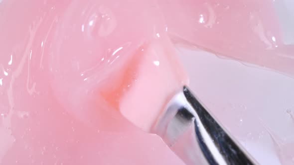 Pink Cream for Face Smear Concealer Cosmetic Liquid Foundation Cream Smudge Makeup Brush alt