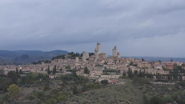 Time lapse of San Gimignano, Tuscany