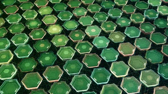 3D colorful flowing blurred figures alt