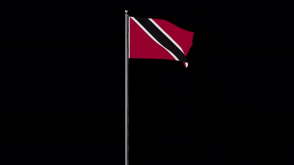Trinidad And Tobago Flag Pole Loops With Alpha alt