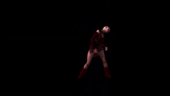 Warrior Woman Dance 6 – Halloween Concept alt