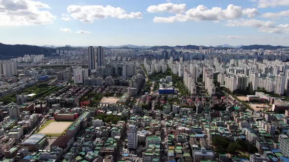 Korea Gyeonggi Do Bucheon City  Sang Dong Housing Apartment School
