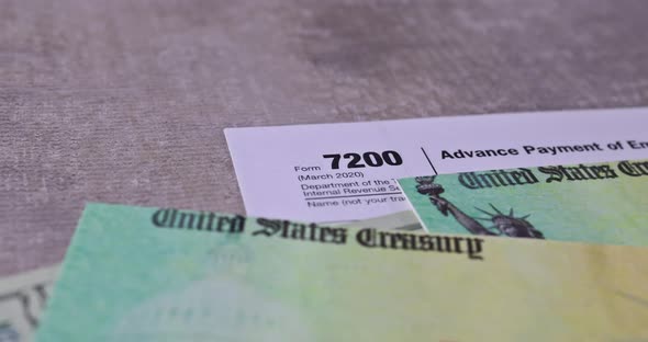 Stimulus Deal Includes Individual Checks Virus Economic Stimulus Plan US Dollar Cash Banknote on alt