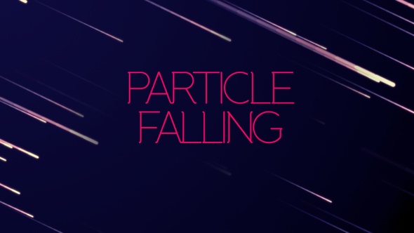Particle Falling 1