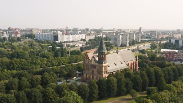 Aerial View of Konigsberg Cathedral alt