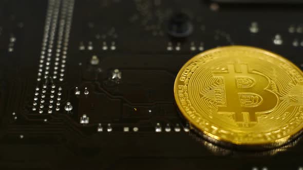 Golden Bitcoin Cryptocurrency