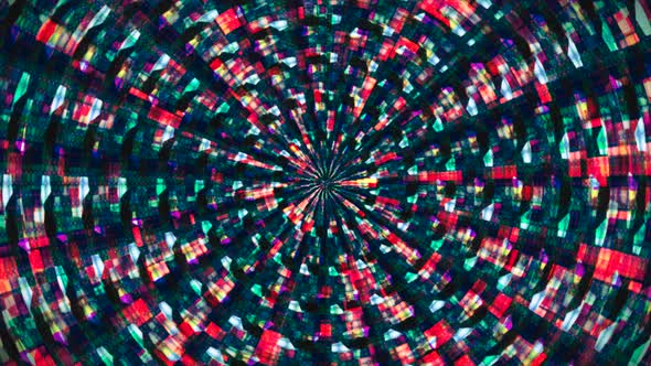 Broadcast Hi-Tech Glittering Abstract Patterns Tunnel 023