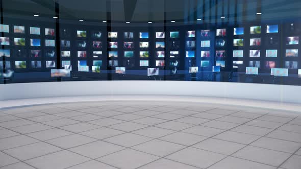 Tv Broadcast Studio Control Room 1067 G alt