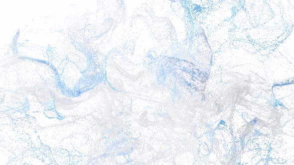 Abstract wave particles pattern