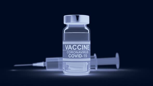 Vaccine And Syringe In Tinted 2