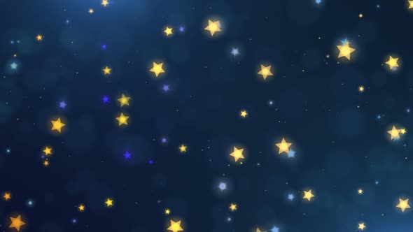 Glowing Stars Background